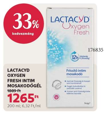 LACTACYD OXYGEN FRESH INTIM MOSAKODÓGÉL