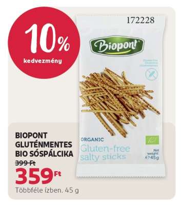 BIOPONT GLUTÉNMENTES BIO SÓSPÁLCKA