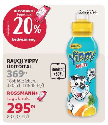 RAUCH YIPPY ÜDÍTŐITAL
