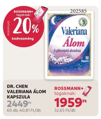 DR. CHEN VALERIANA ÁLOM KAPSZULA