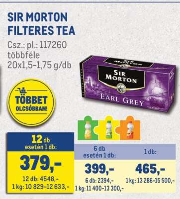 Sir Morton filteres tea