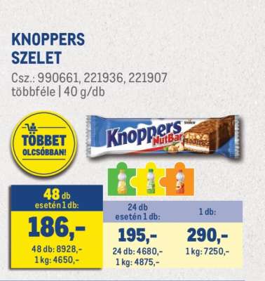 KNOPPERS SZELET