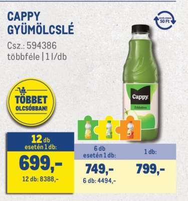 Cappy gyümölcslé