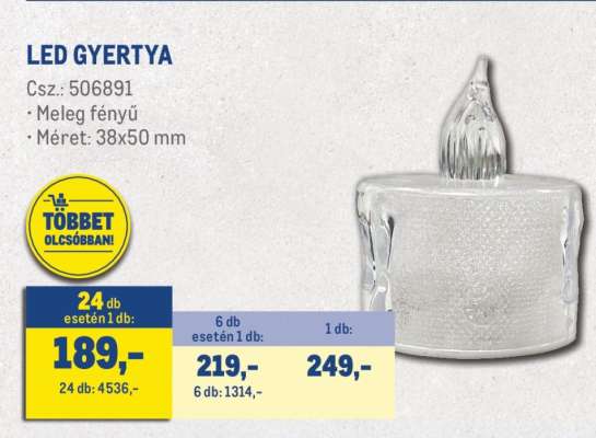 LED gyertya