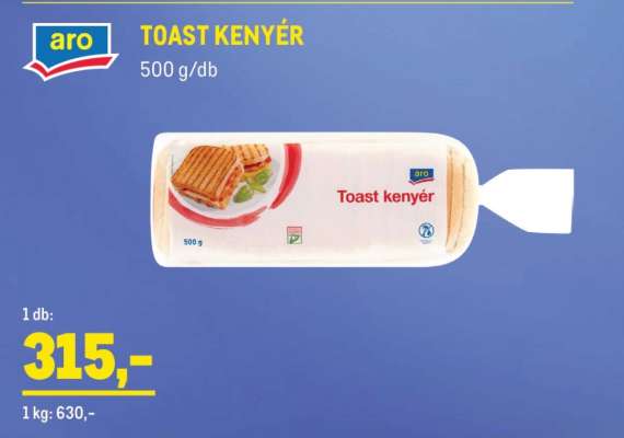 ARO Toast Kenyér