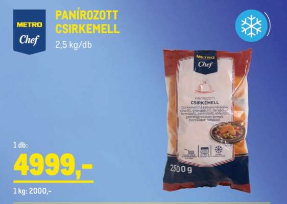 METRO Chef PANÍROZOTT CSIRKEMELL