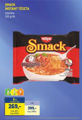 Smack instant tészta