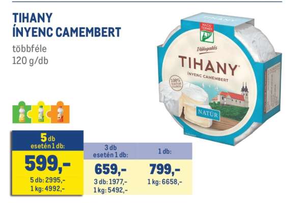 Tihany Ínyenc Camembert