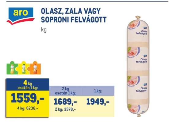 Aro Olasz, Zala vagy Soproni Felvágott