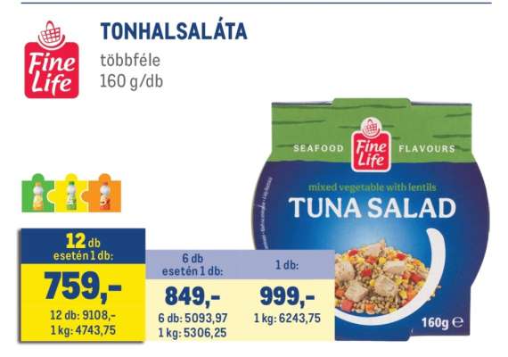 Fine Life TONHALSALÁTA