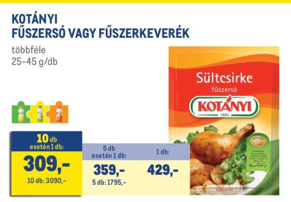 KOTÁNYI FŰSZERSÓ VAGY FŰSZERKEVERÉK