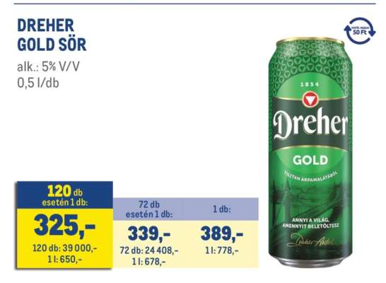 Dreher Gold sör
