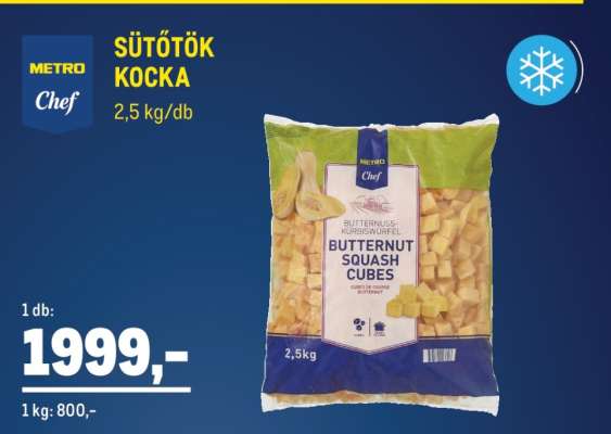 METRO Chef SÜTŐTÖK KOCKA