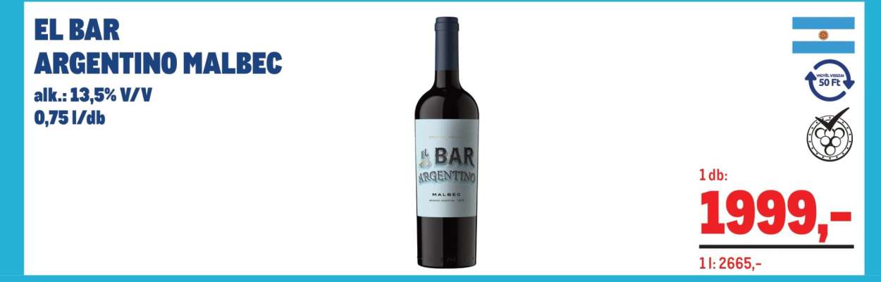 EL BAR ARGENTINO MALBEC