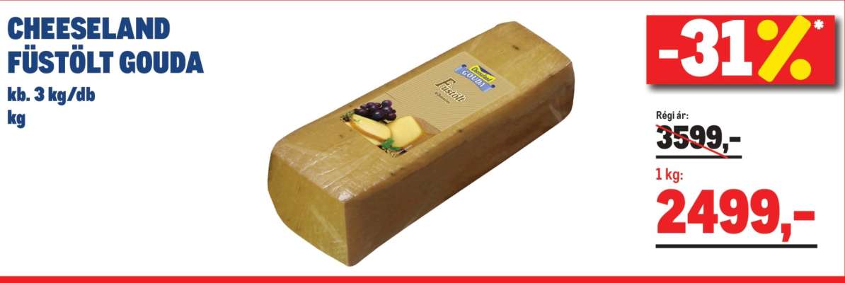 CHEESELAND FÜSTÖLT GOUDA