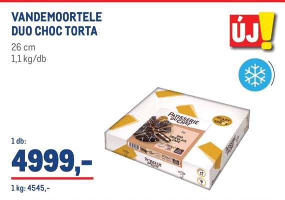 VANDEMOORTELE DUO CHOC TORTA