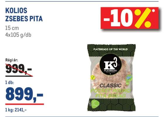 KOLIOS ZSEBES PITA