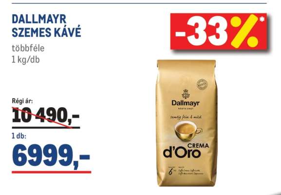 DALLMAYR SZEMES KÁVÉ