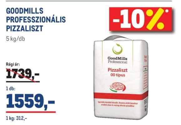 GOODMILLS PROFESSZIONÁLIS PIZZALISZT