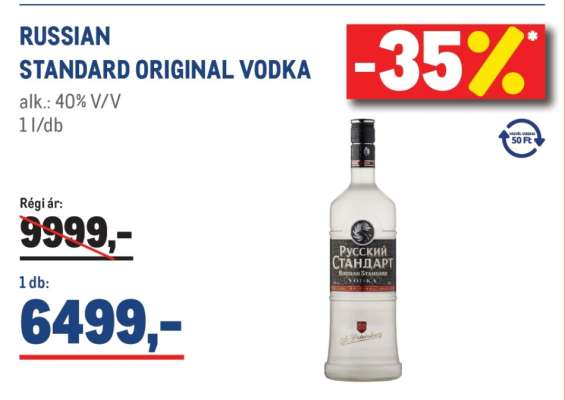 Russian Standard Original Vodka