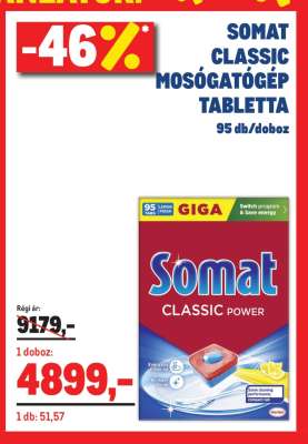 Somat Classic mosogatógép-tabletta