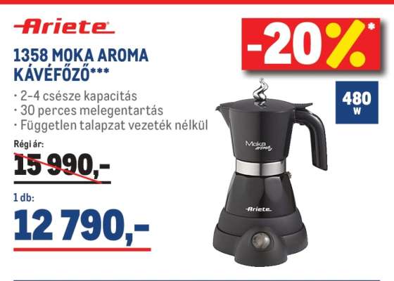 Ariete 1358 Moka Aroma Kávéfőző