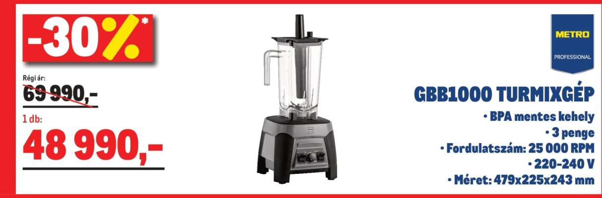 GBB1000 TURMIXGÉP