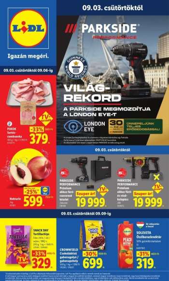 Újság Lidl - 2026.09.03 - 2026.09.09.