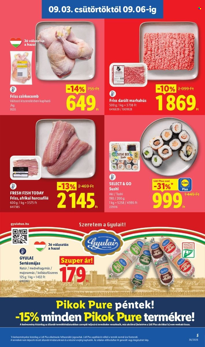 Lidl akciós újságok - 2026.09.03 - 2026.09.09. Oldal 5