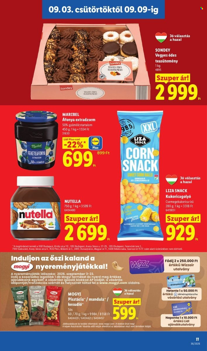 Lidl akciós újságok - 2026.09.03 - 2026.09.09. Oldal 11