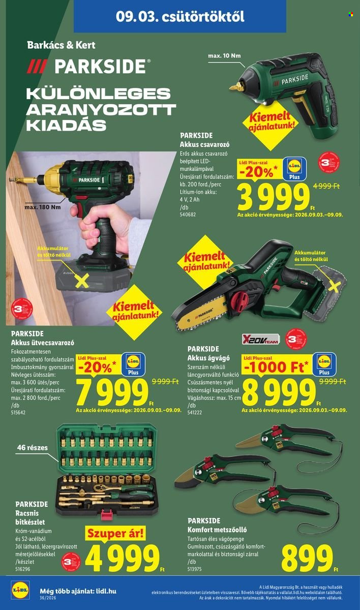 Lidl akciós újságok - 2026.09.03 - 2026.09.09. Oldal 26