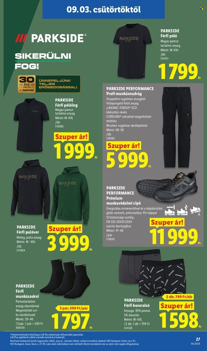 Lidl akciós újságok - 2026.09.03 - 2026.09.09. Oldal 27