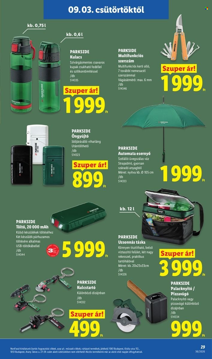 Lidl akciós újságok - 2026.09.03 - 2026.09.09. Oldal 29