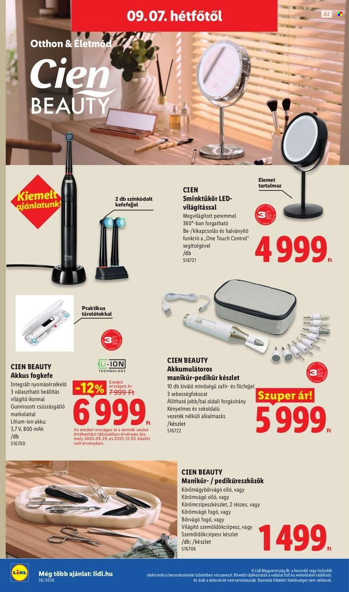 Lidl akciós újságok - 2026.09.03 - 2026.09.09. Oldal 22