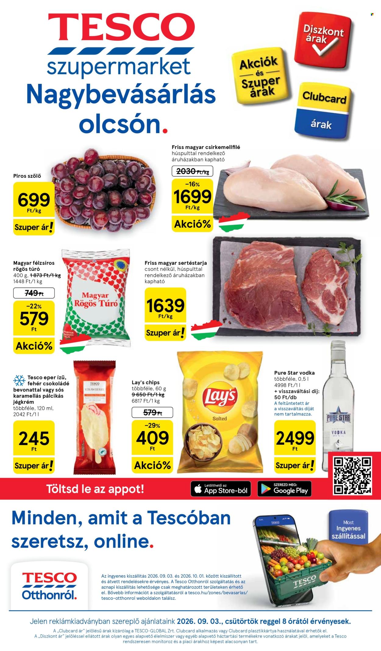 TESCO akciós újságok - 2026.09.03 - 2026.09.09. Oldal 1