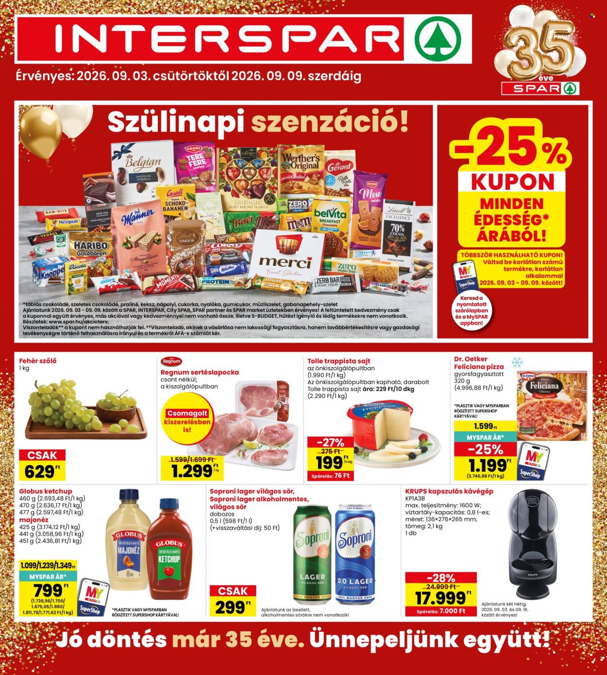 INTERSPAR akciós újságok - 2026.09.03 - 2026.09.09. Oldal 1