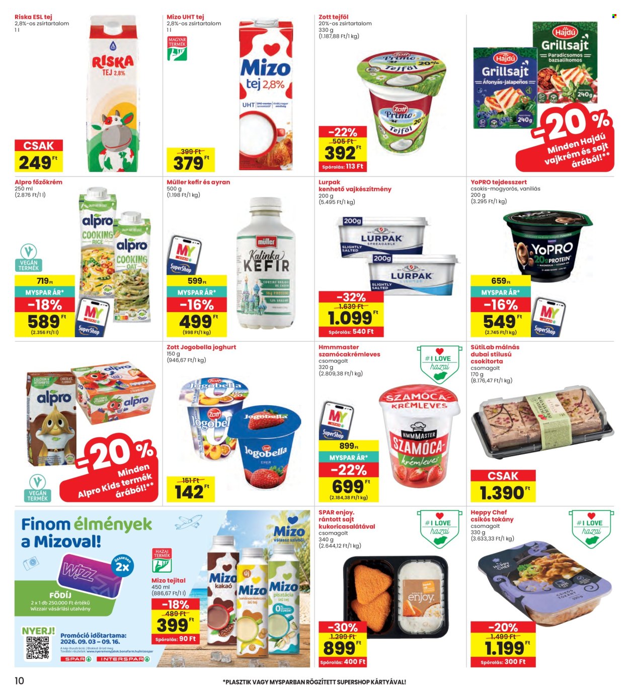INTERSPAR akciós újságok - 2026.09.03 - 2026.09.09. Oldal 10