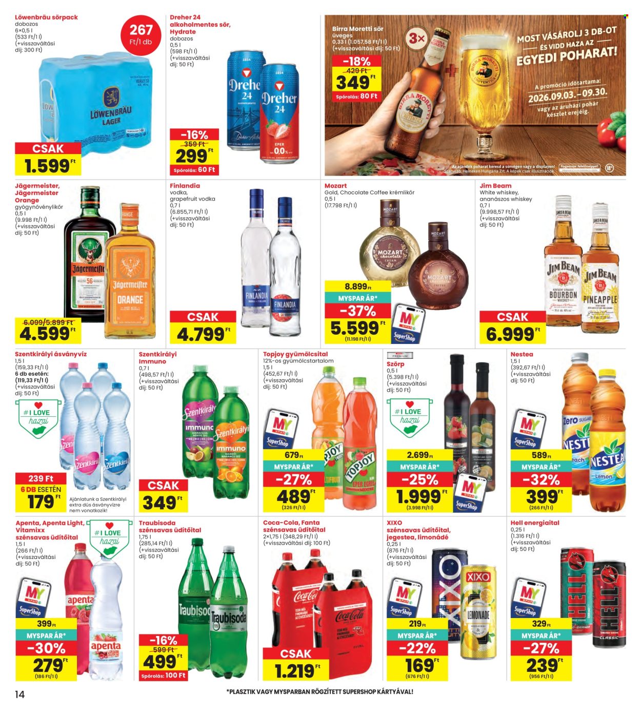 INTERSPAR akciós újságok - 2026.09.03 - 2026.09.09. Oldal 14