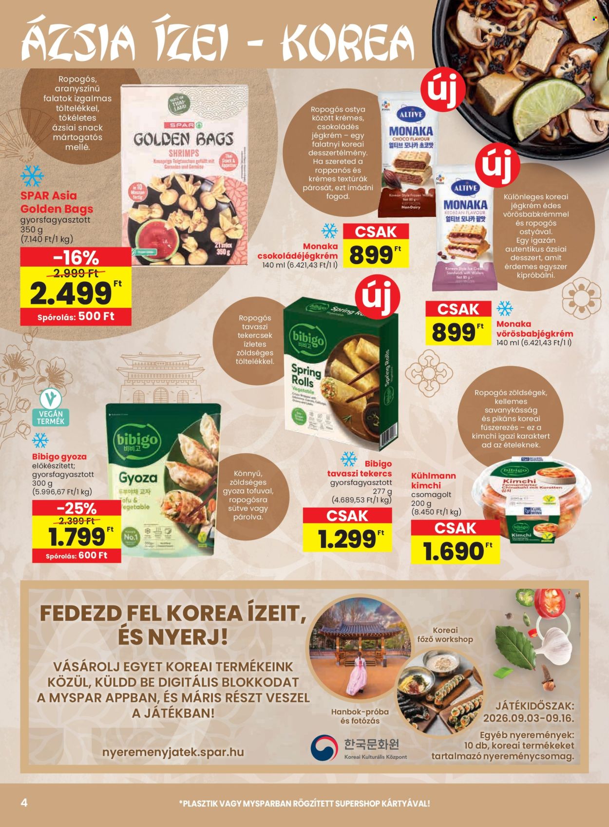 SPAR akciós újságok - 2026.09.03 - 2026.09.09. Oldal 4