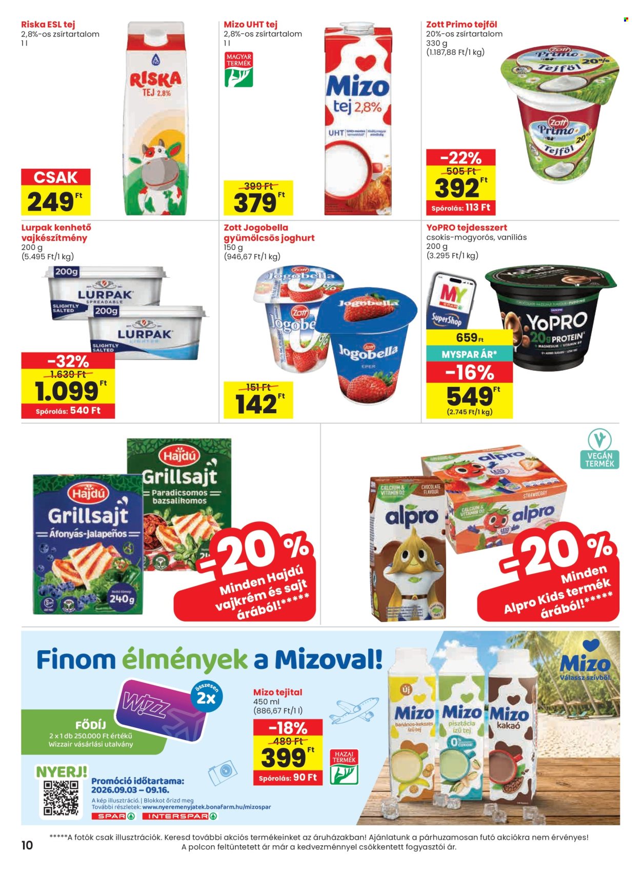 SPAR akciós újságok - 2026.09.03 - 2026.09.09. Oldal 10