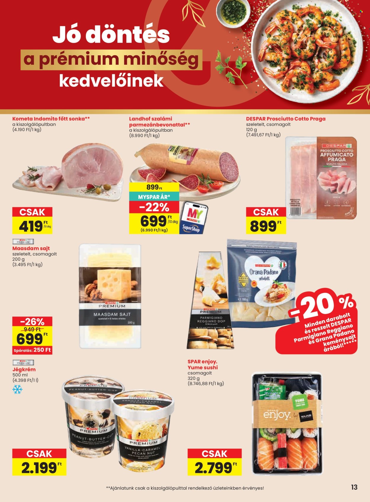 SPAR akciós újságok - 2026.09.03 - 2026.09.09. Oldal 13
