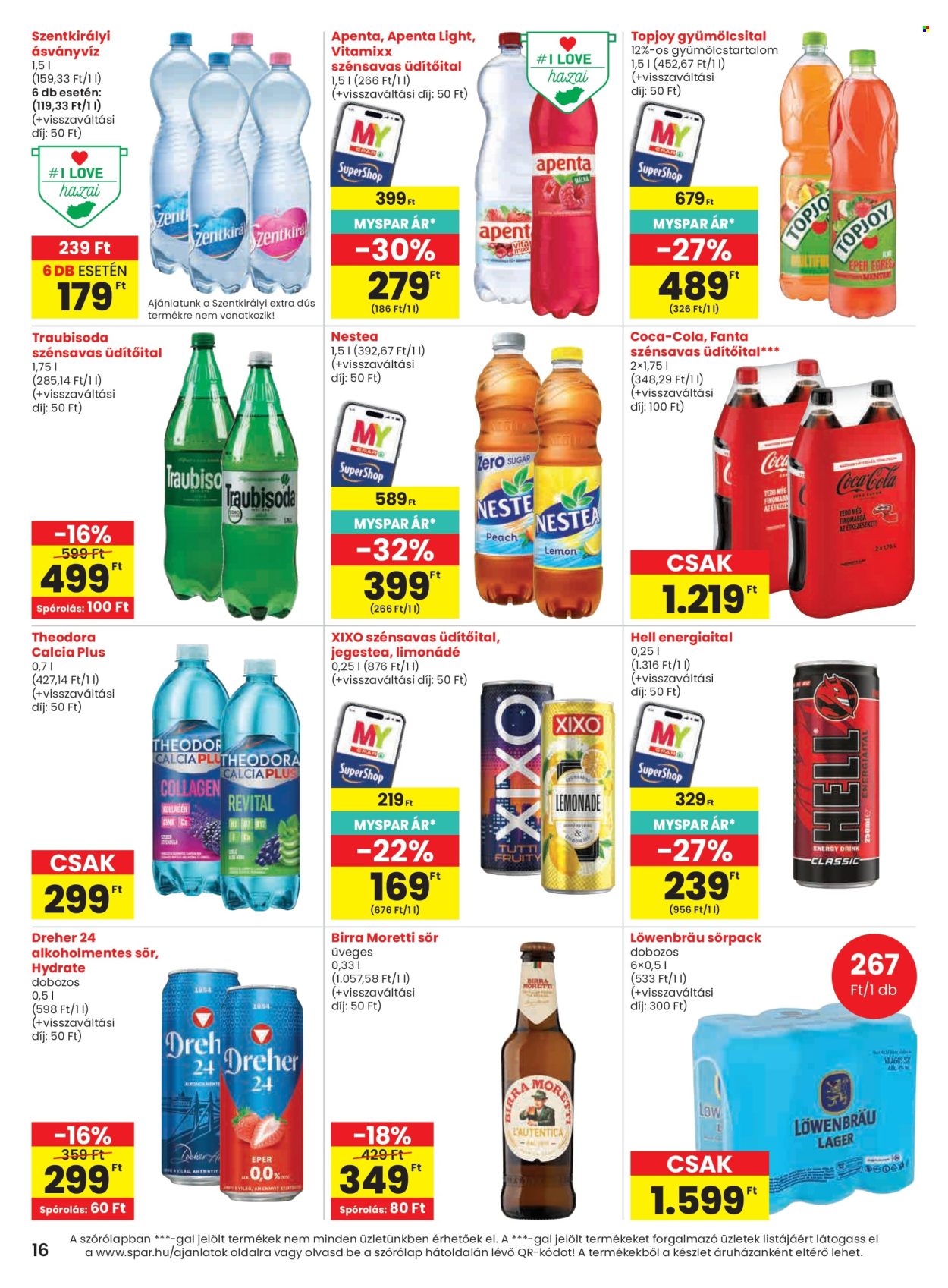SPAR akciós újságok - 2026.09.03 - 2026.09.09. Oldal 16