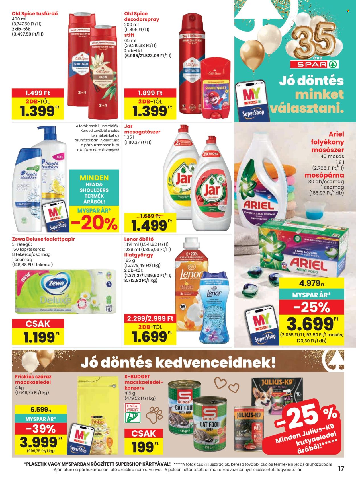 SPAR akciós újságok - 2026.09.03 - 2026.09.09. Oldal 17