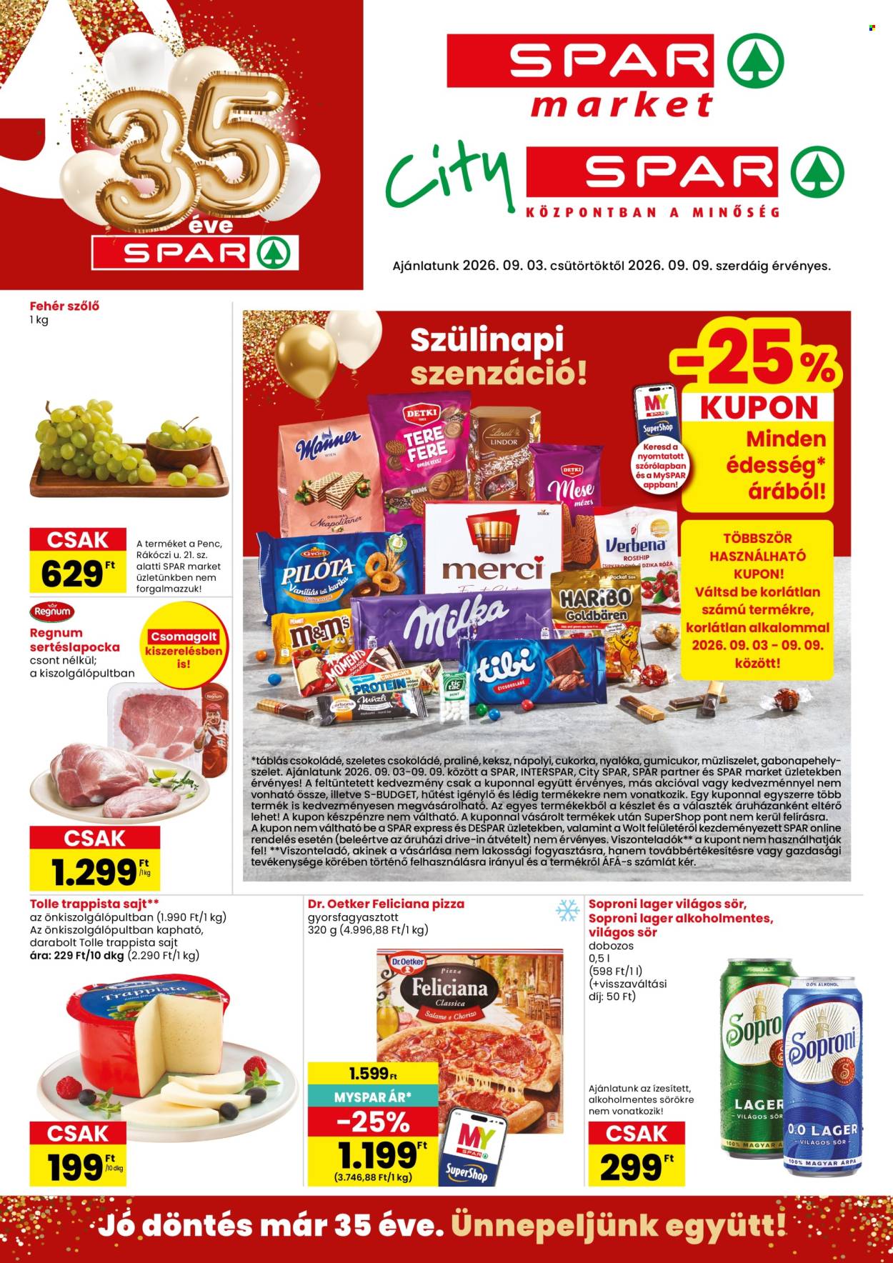 SPAR akciós újságok - 2026.09.03 - 2026.09.09. Oldal 1