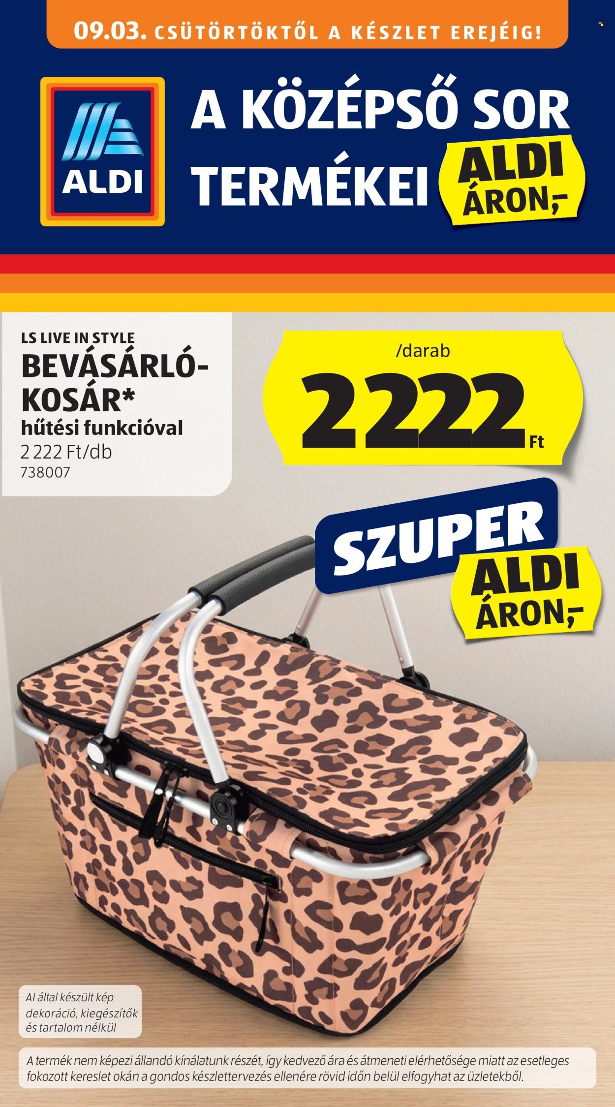 Aldi akciós újságok - 2026.09.03 - 2026.09.09. Oldal 1
