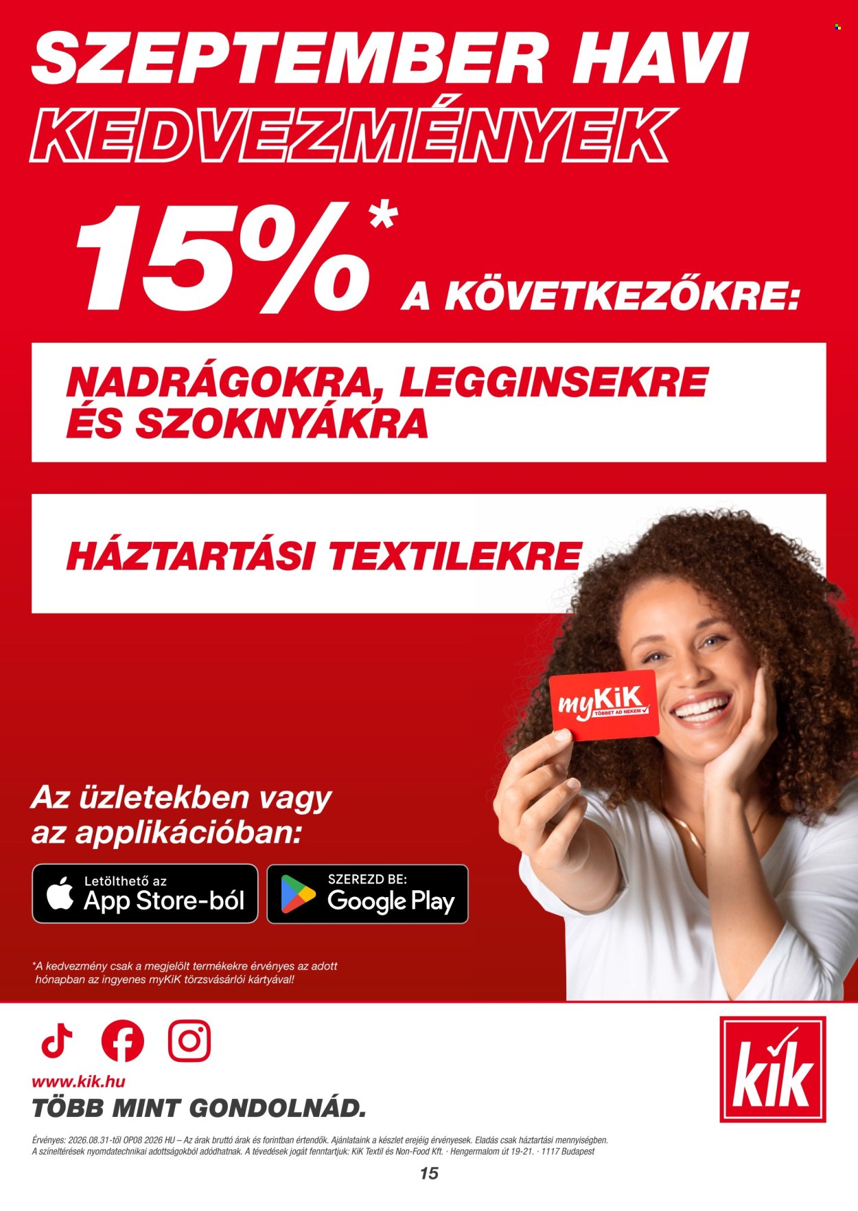 Kik akciós újságok. Oldal 15