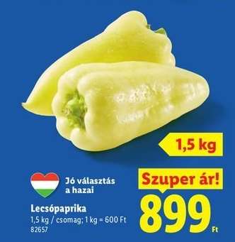 Lecsópaprika