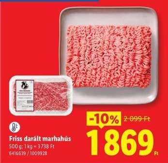 Friss darált marhahús