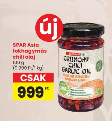 SPAR Asia fokhagymás chili olaj