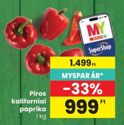 Piros Kaliforniai Paprika